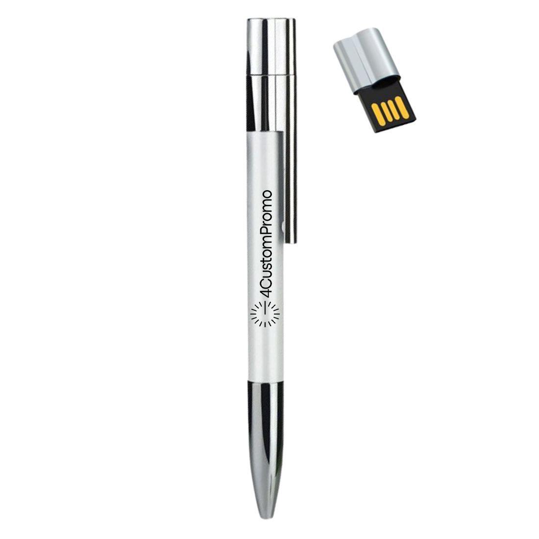 Custom Metal Ballpoint Pen with USB Flash Drive