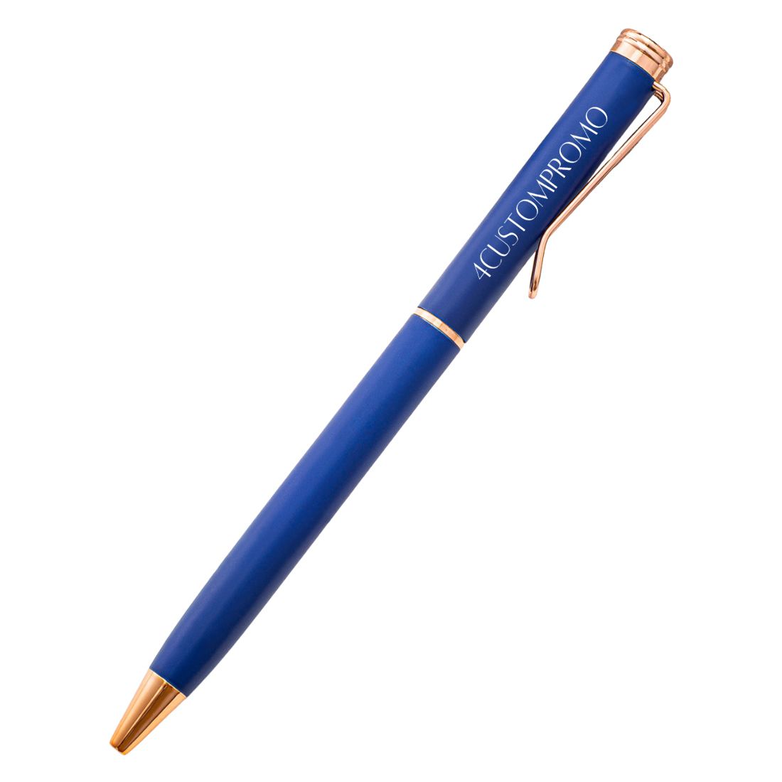 Custom Metal Pen with Gold Accents