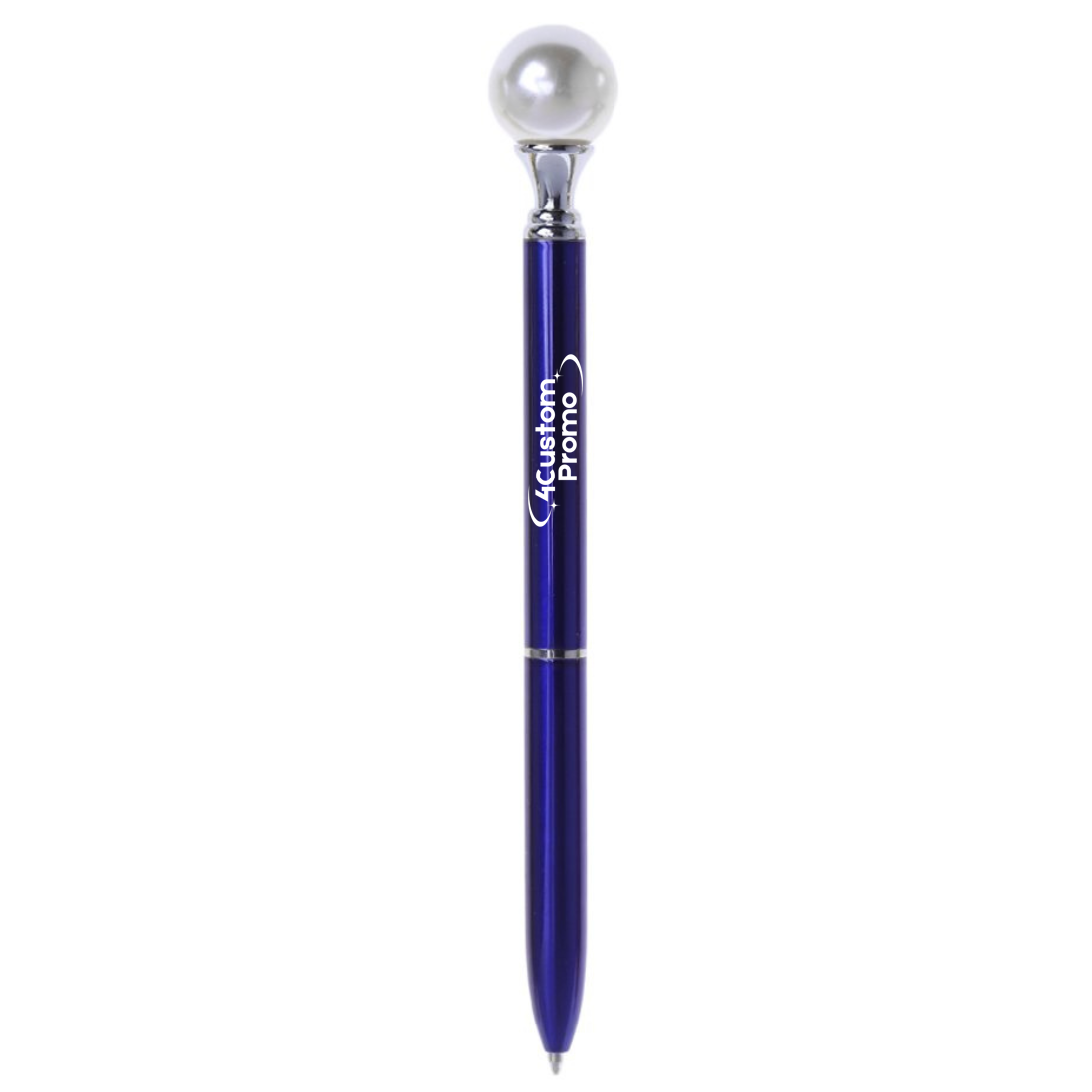 Custom Metal Twist Ballpoint Pen with Big Pearl