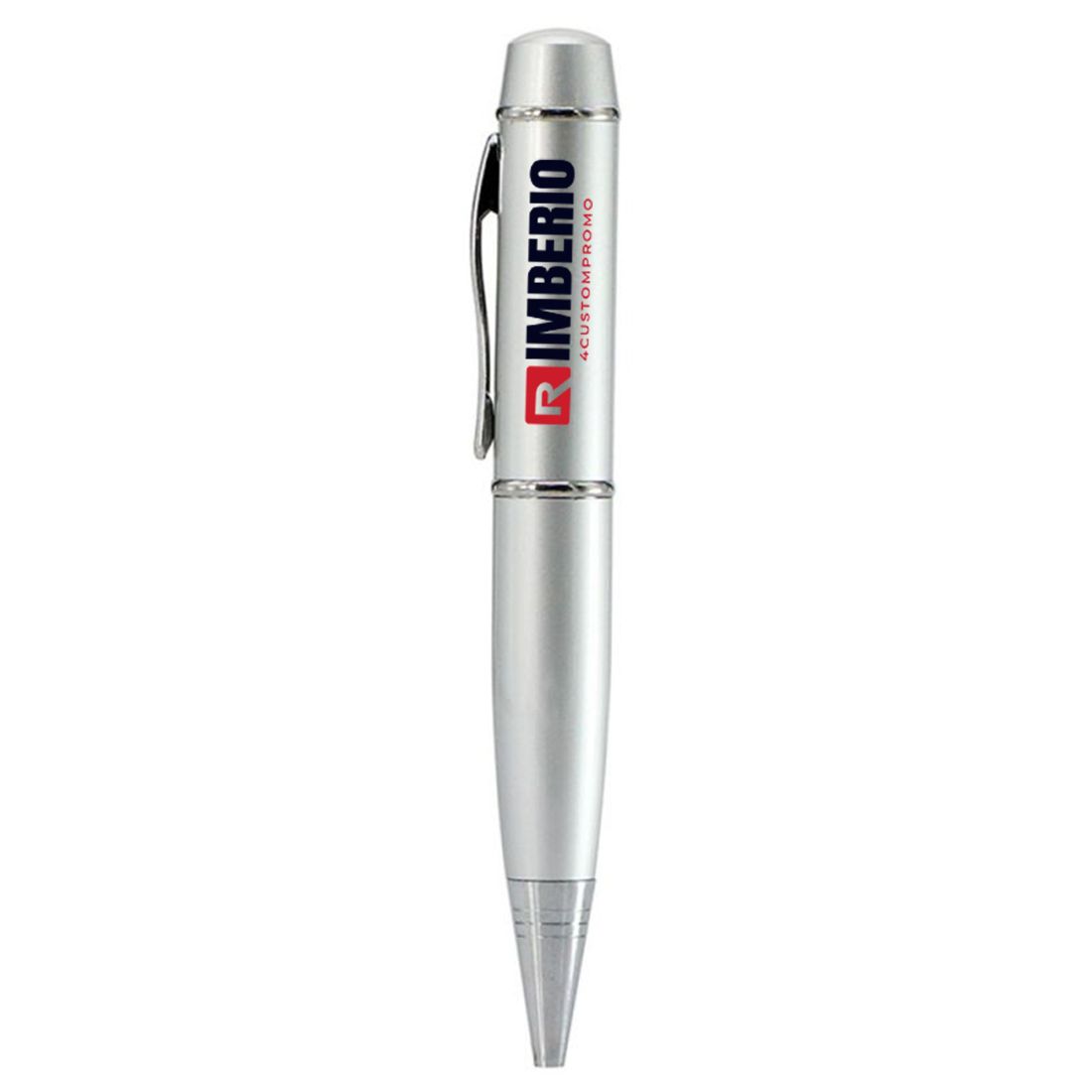 Custom Metal Twist Ballpoint Pen with USB Flash Drive