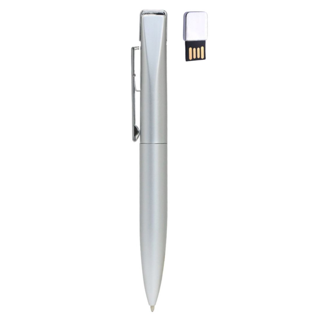 Custom Metal USB Drive Pen with Twist Ballpoint