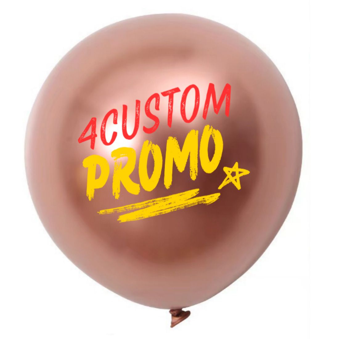 Custom Metallic Latex Balloons - 10