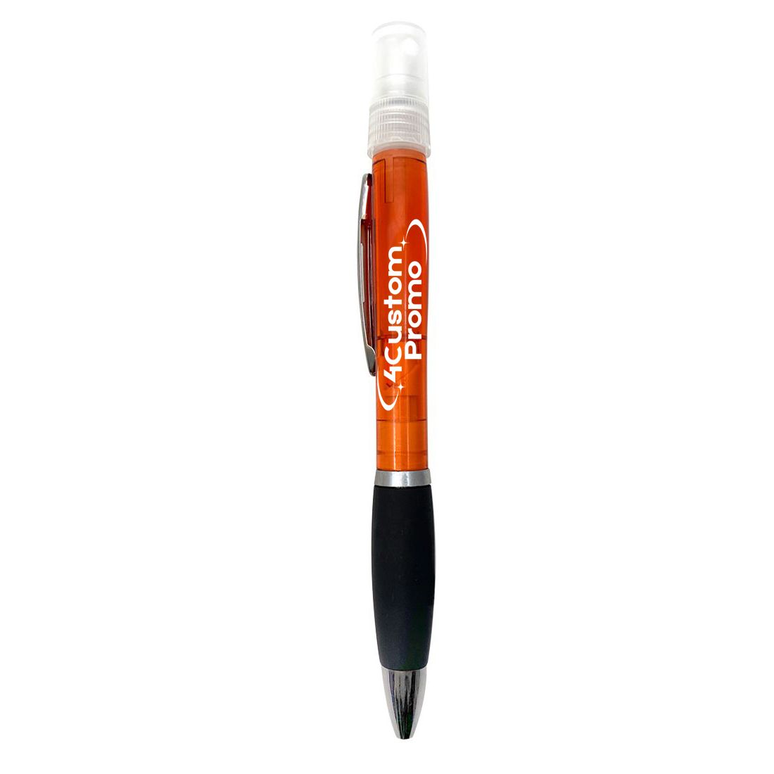 Custom Mini Sprayer Ballpoint Pen with Meta Clip
