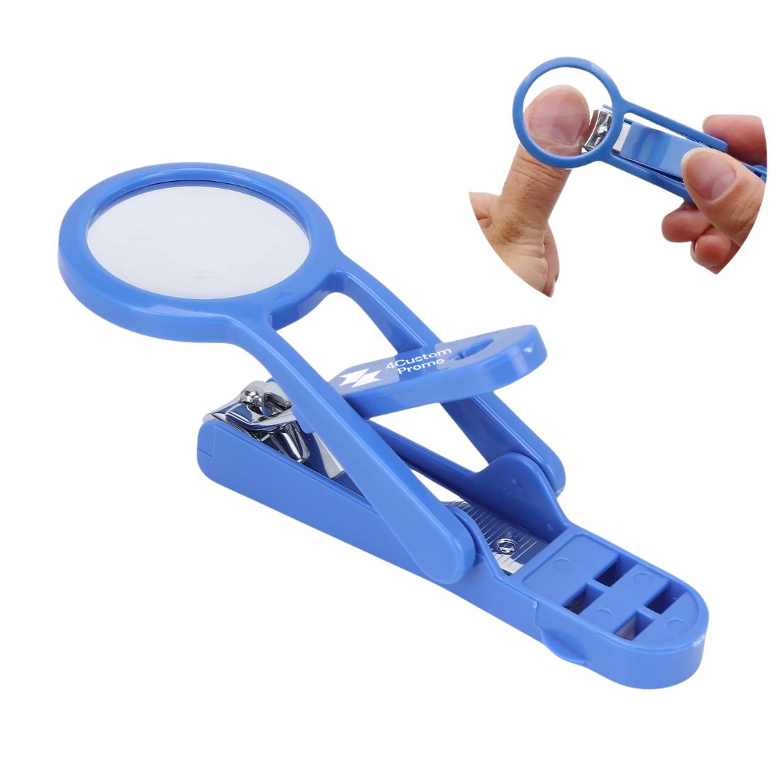 Custom Nail Clipper with Rotatable Magnifying Glass