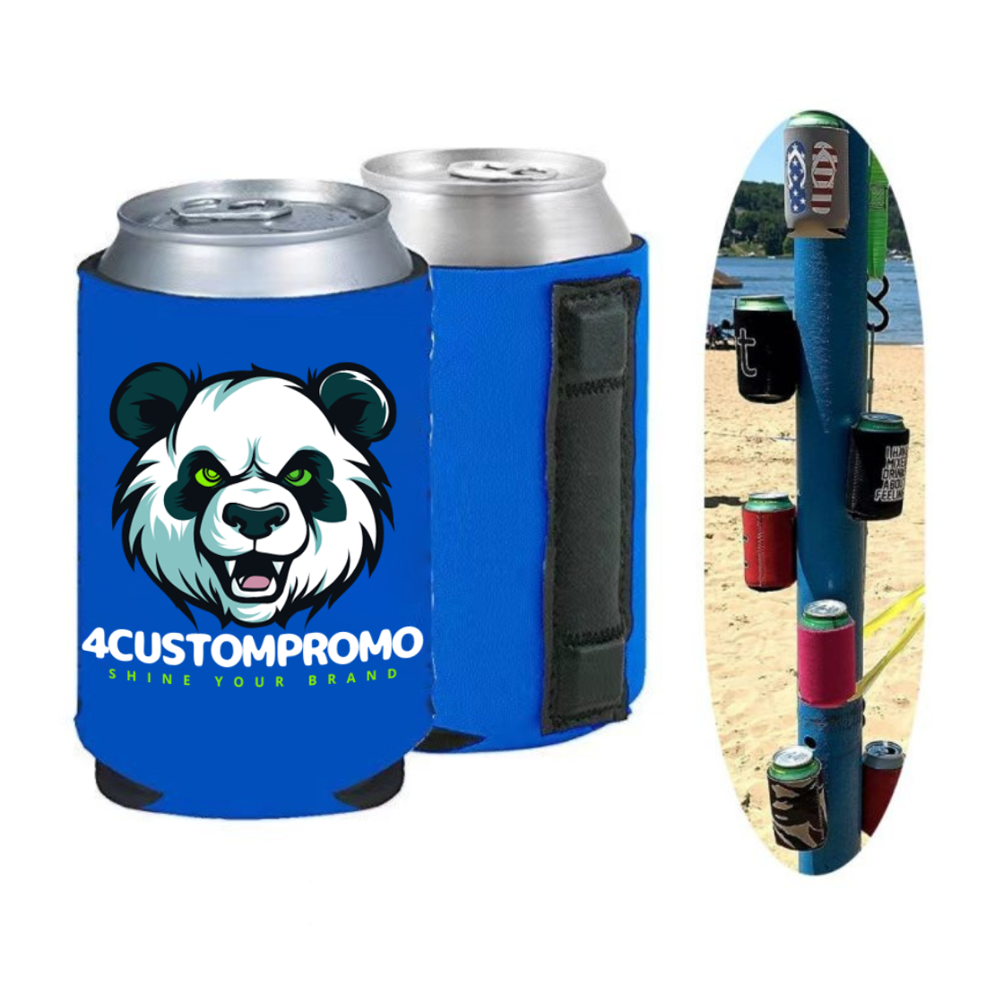 Custom Neoprene Can Cooler with Magnet