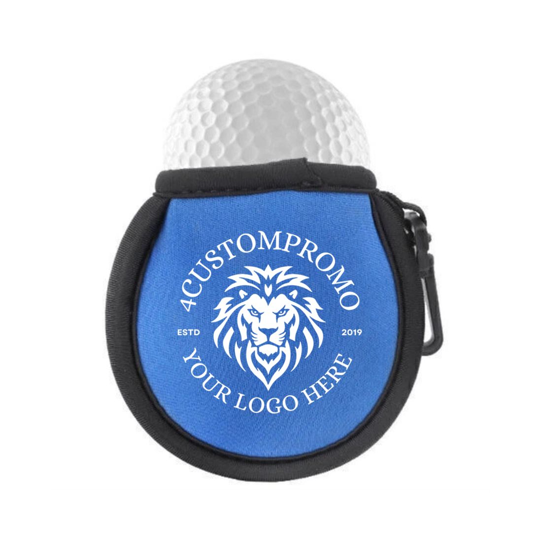 Custom Neoprene Golf Ball Cleaning Pouch Bag