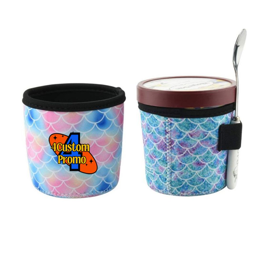 Custom Neoprene Ice Cream Holder