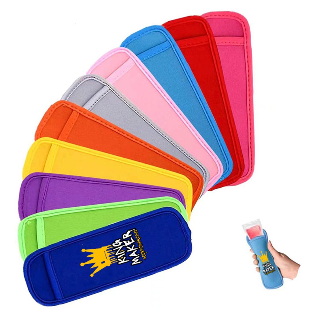 Custom Neoprene Insulated Ice Pop Sleeve