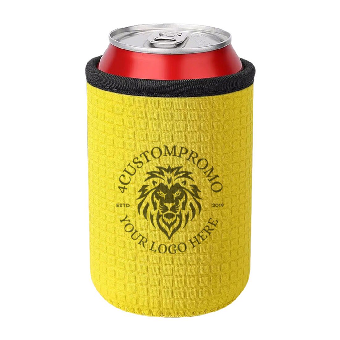 Custom Non-Slip Neoprene Can Sleeve - 12 oz
