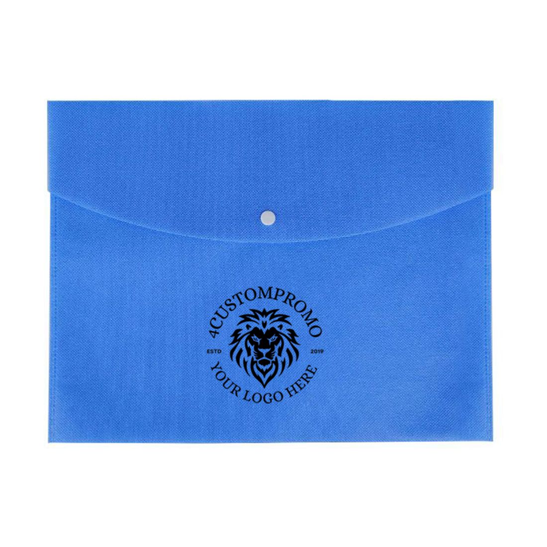 Custom Non-Woven Fabric Handbag with Snap Closure