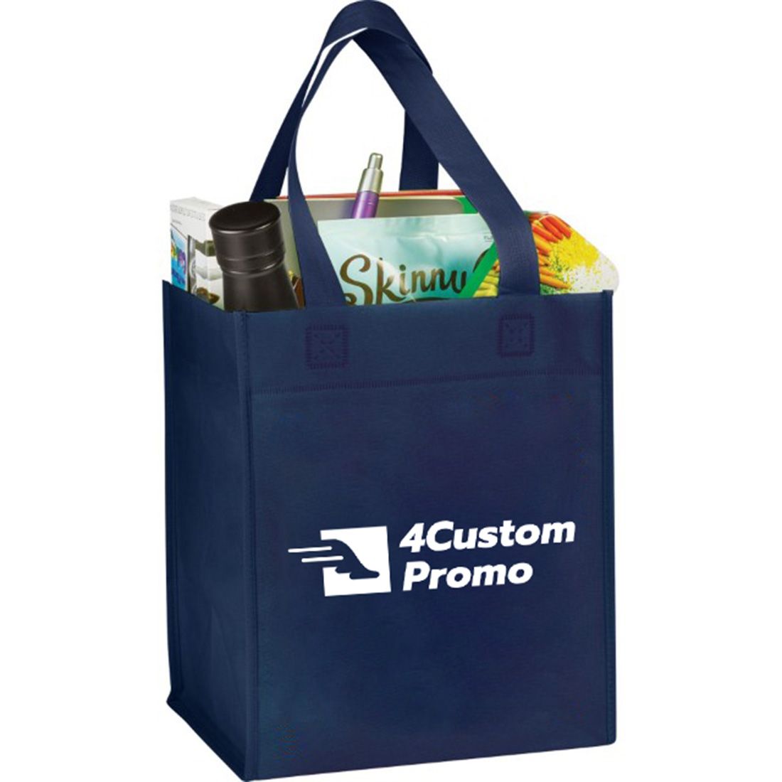 Custom Non-Woven Grocery Tote Bag - 10.5