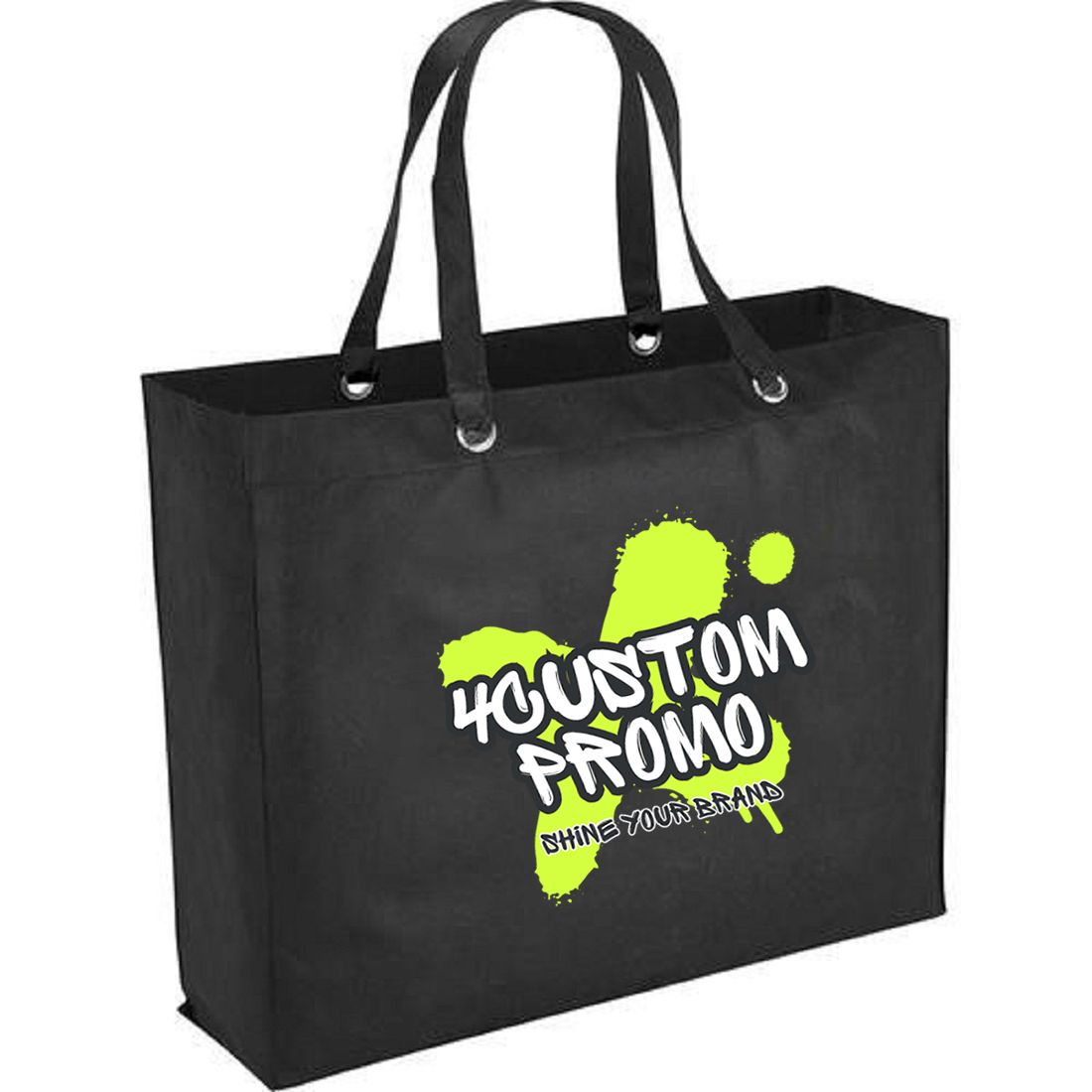 Custom Oak Non-Woven Shopper Tote Bag - 19