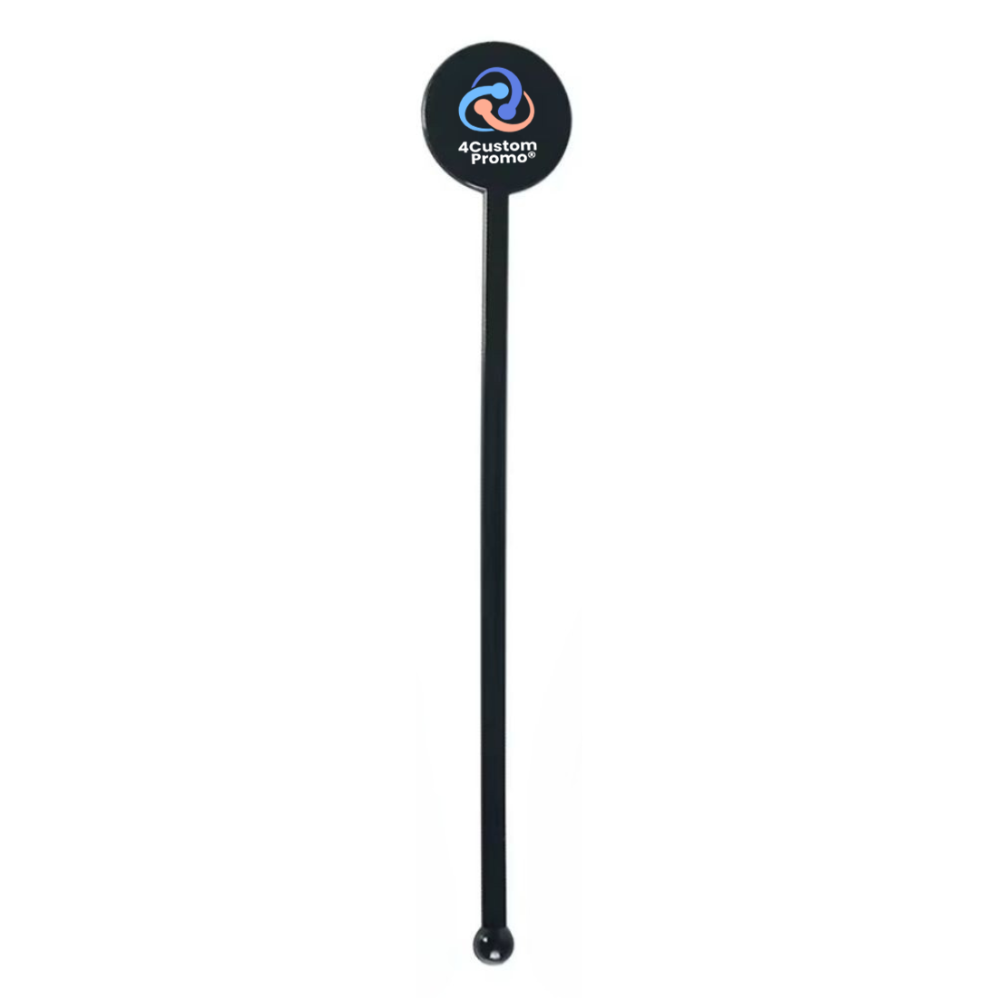 Custom Plastic Swizzle Stick with Round Top