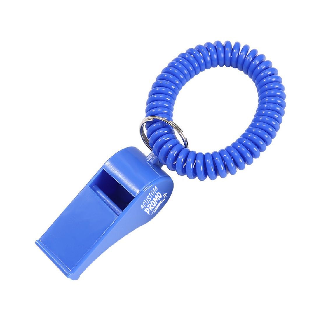 Custom Plastic Whistle with Coil Bracelet
