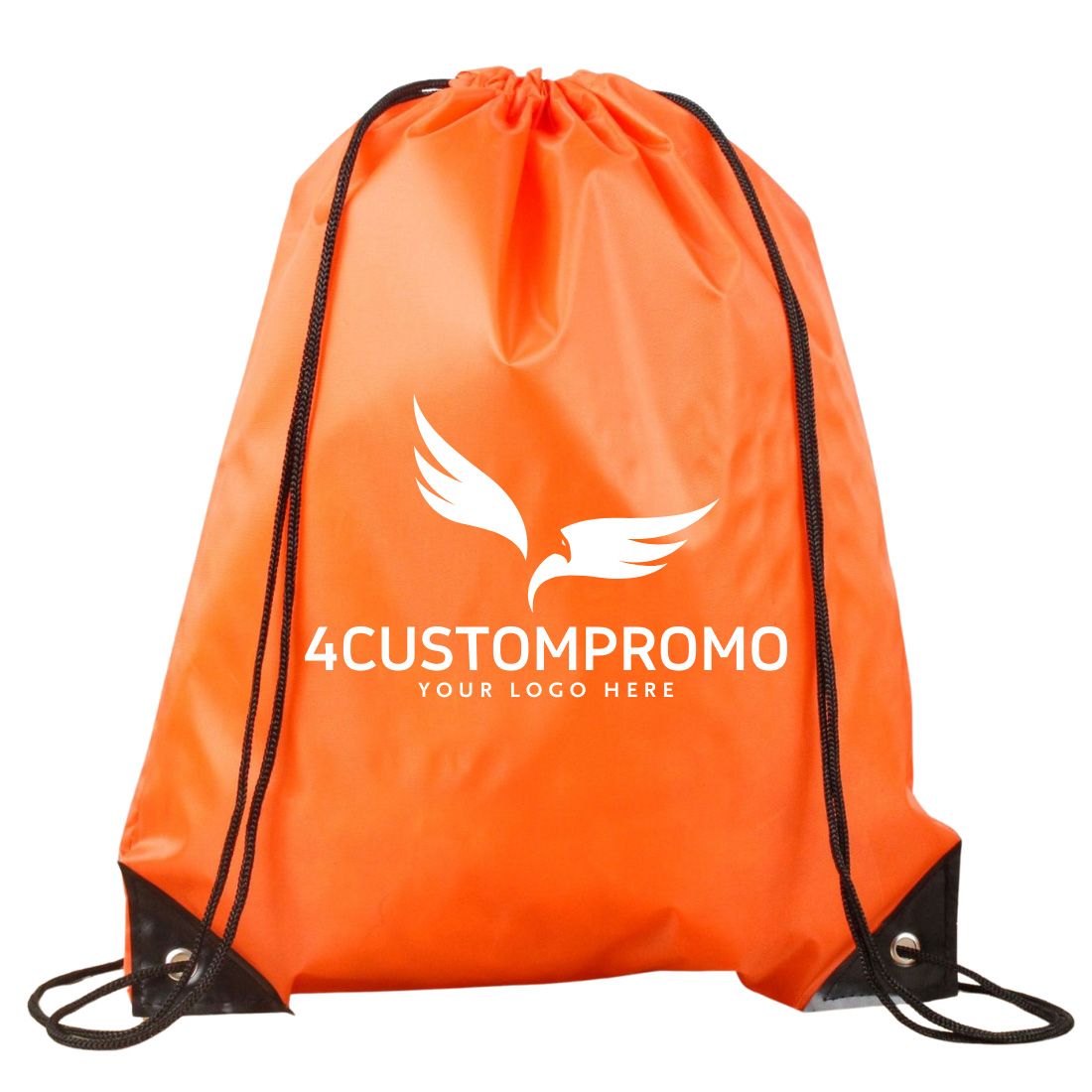 Custom Polyester Drawstring Bag - 13.5