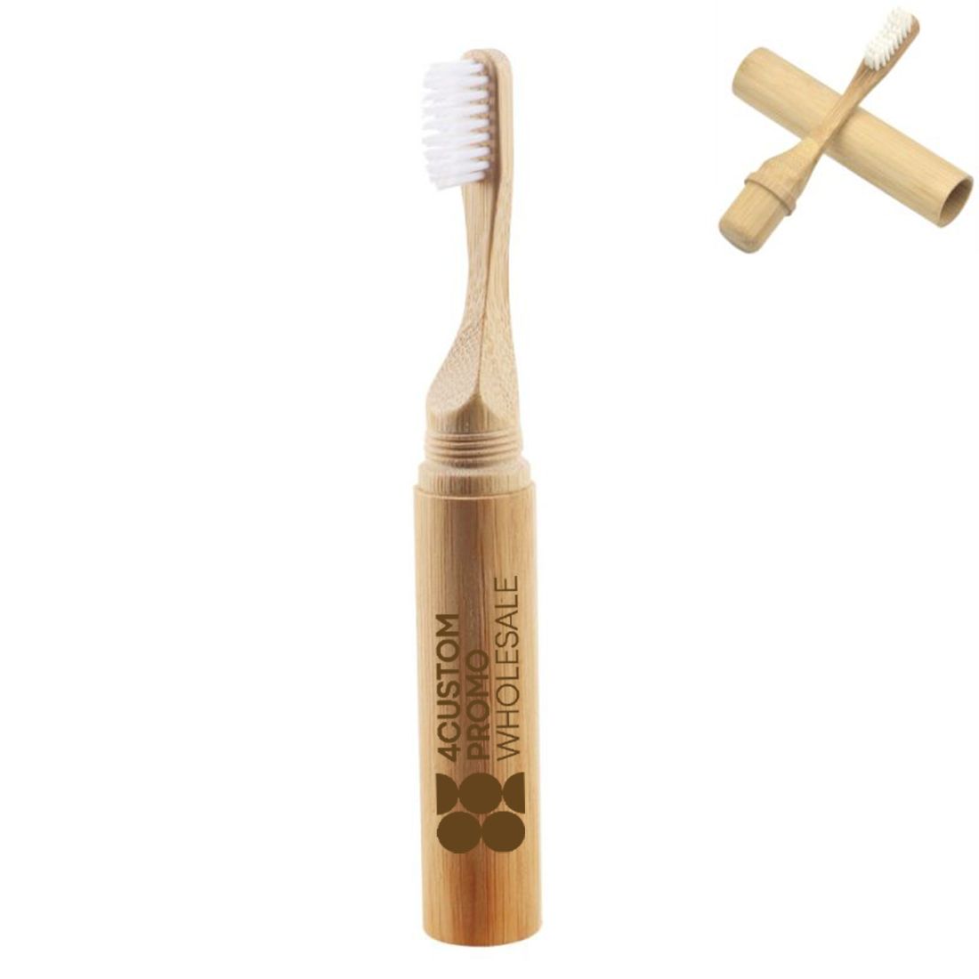 Custom Portable Folding Bamboo Toothbrush