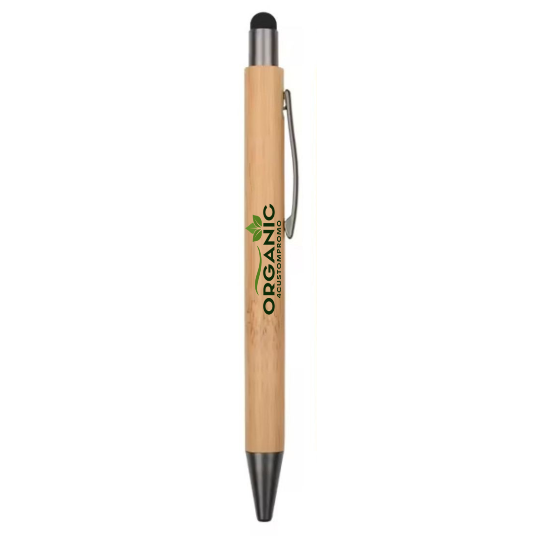 Custom Press Bamboo Pen with Stylus