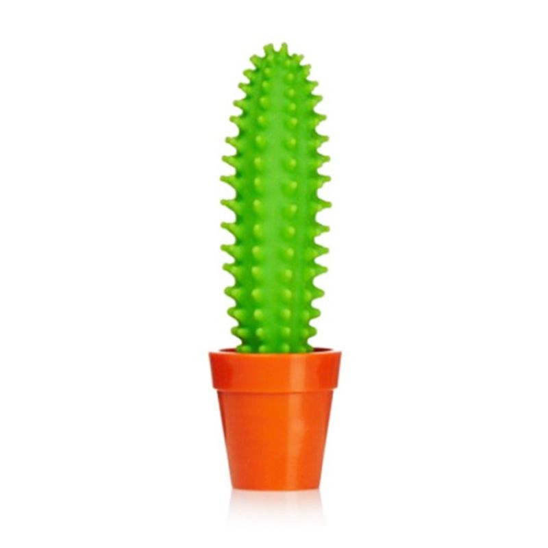 Custom Green Spiky Cactus Plastic Ballpoint Pen