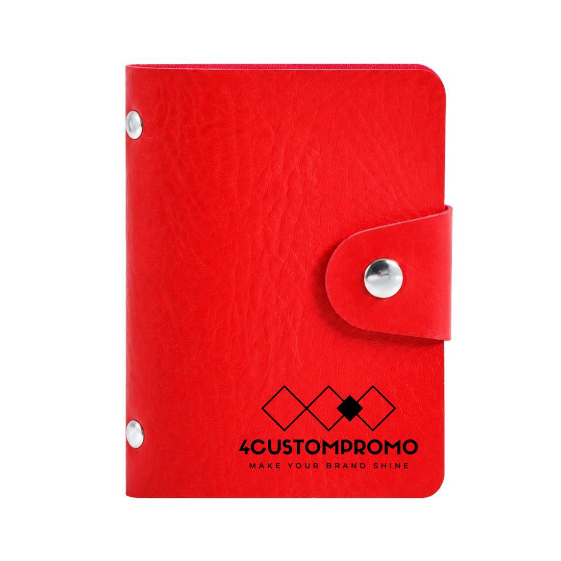 Custom PU Leather Card Holder Organizer