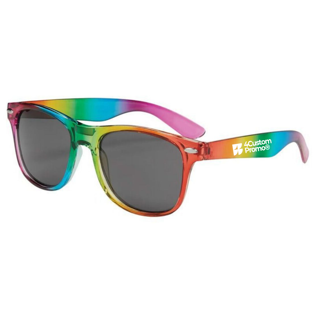 Custom Rainbow Frame Malibu Sunglasses