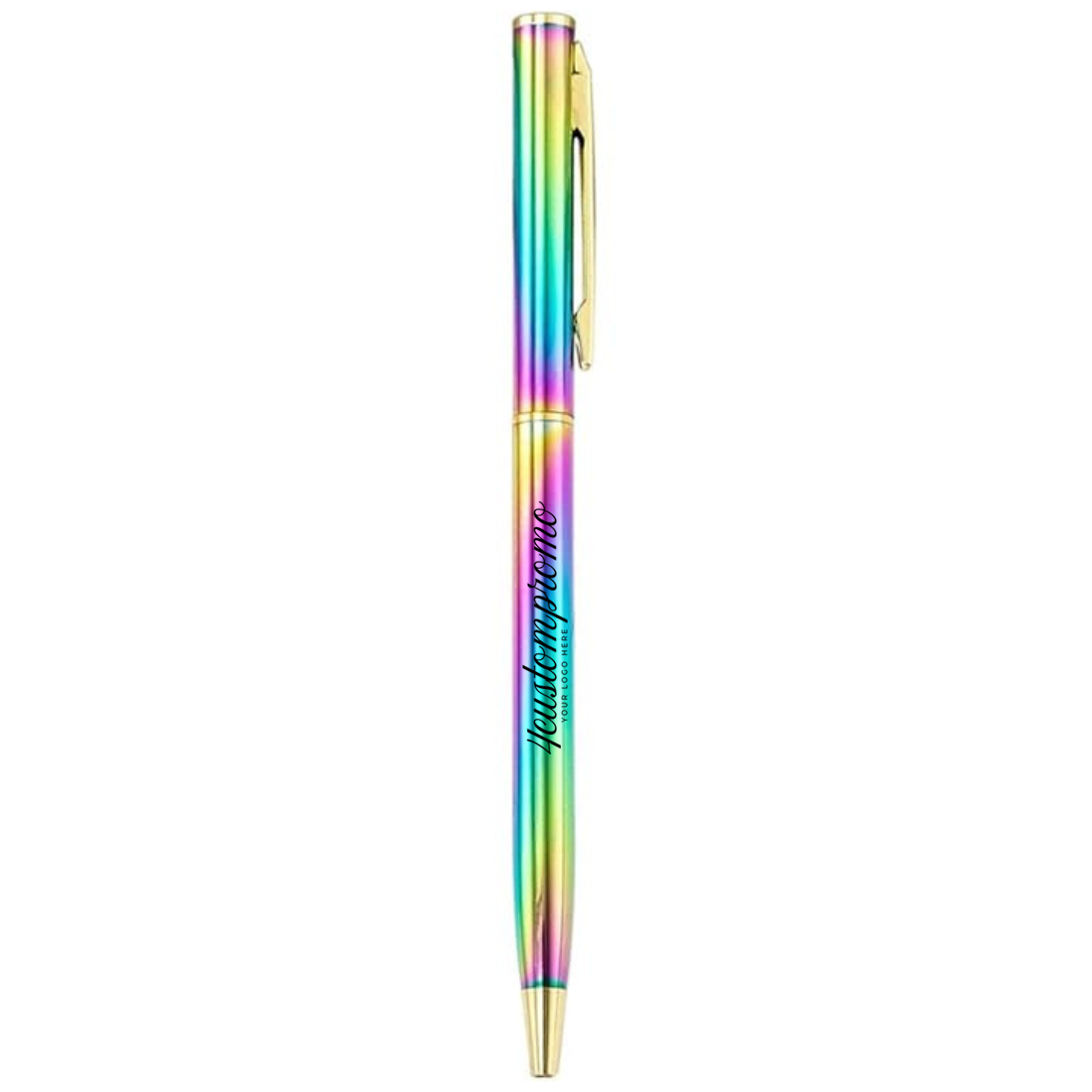 Custom Rainbow Metal Twist Pen