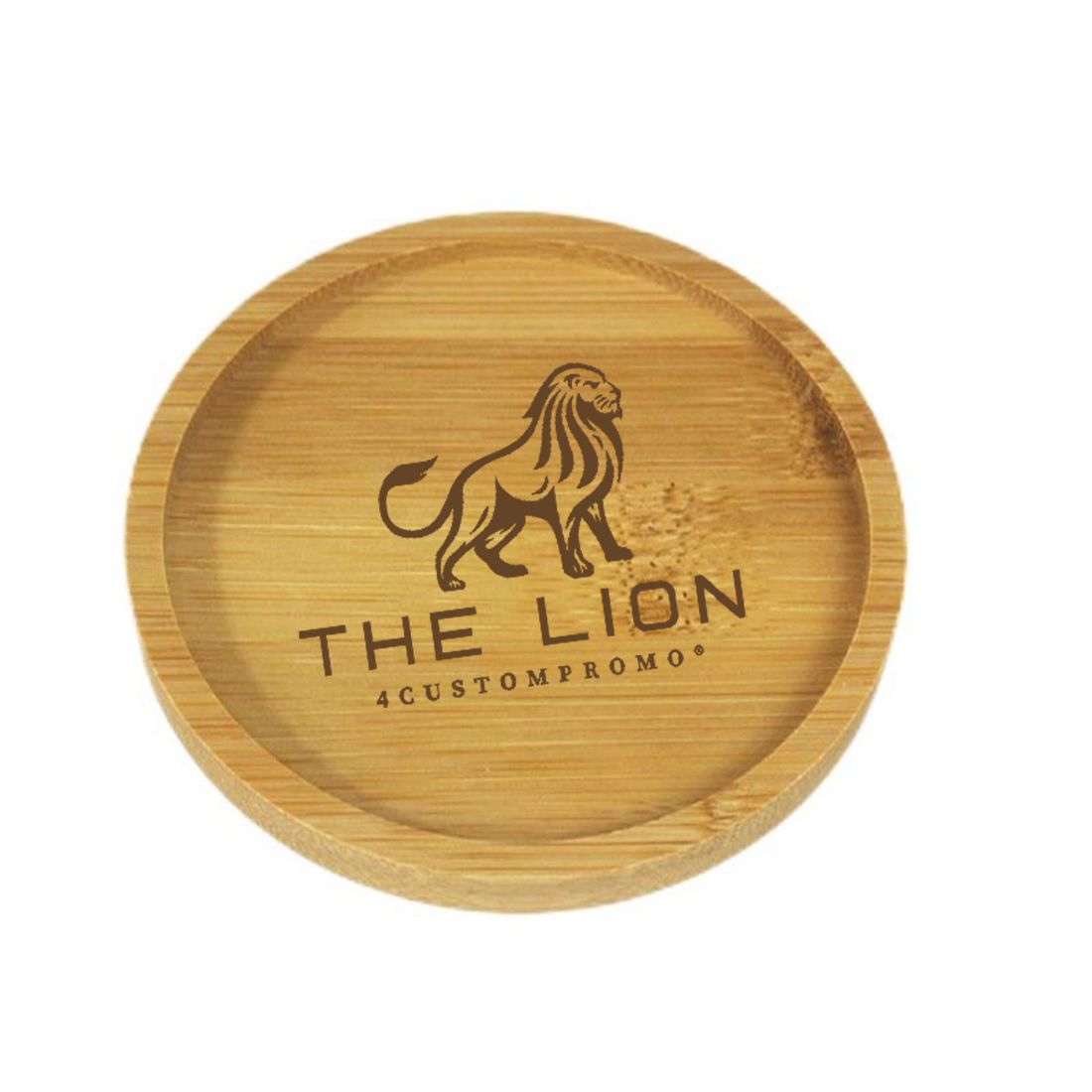 Custom Round Bamboo Coaster
