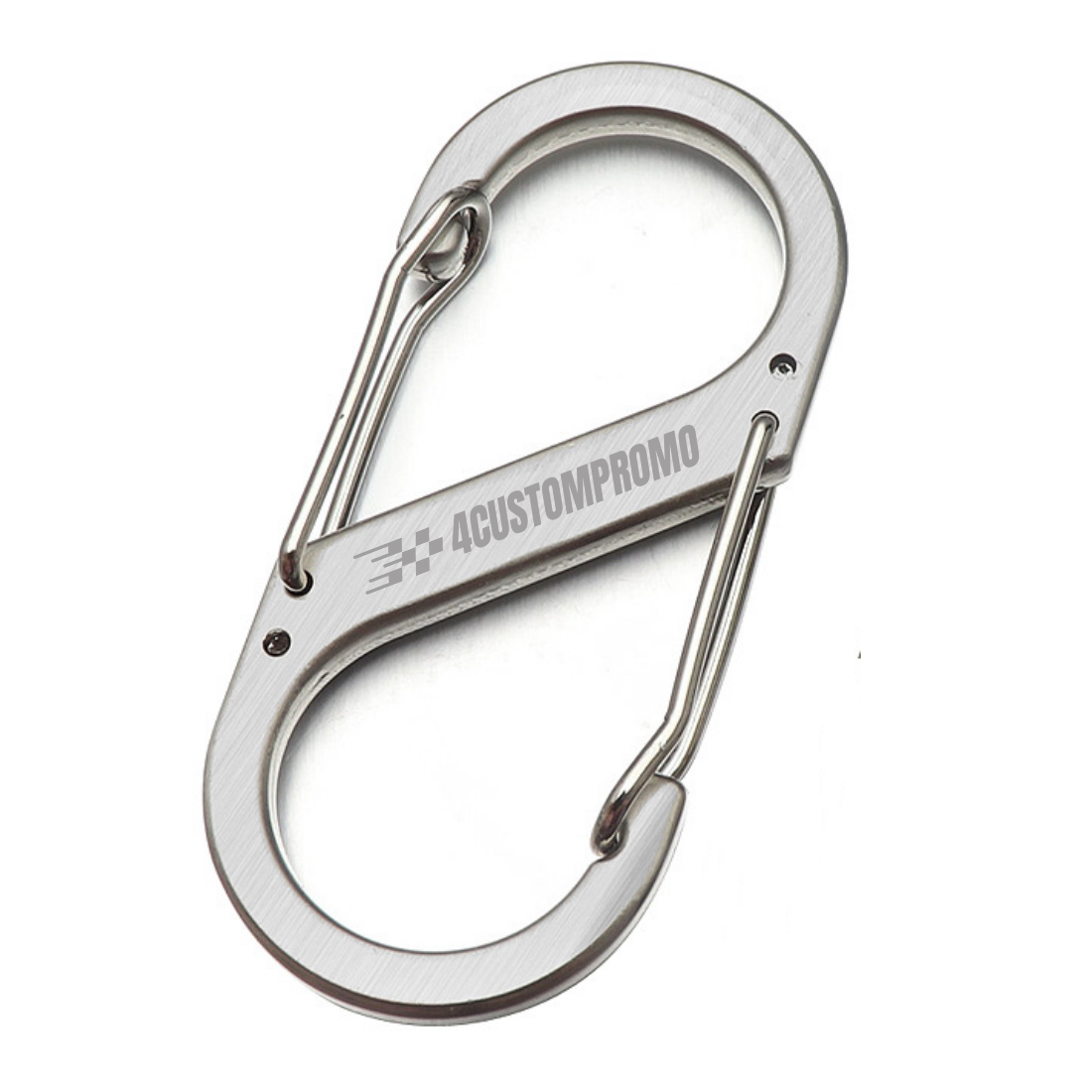 Custom S-Shaped Metal Carabiner with Dual Hook