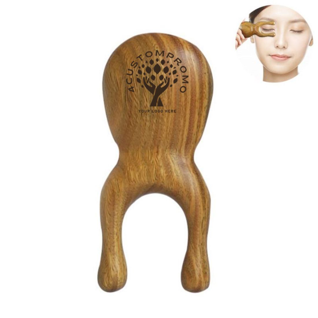 Custom Sandalwood Facial Massager