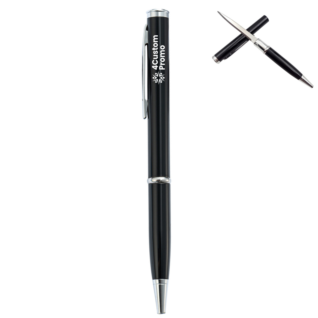 Custom Self Defense Metal Pen with Hidden Knife