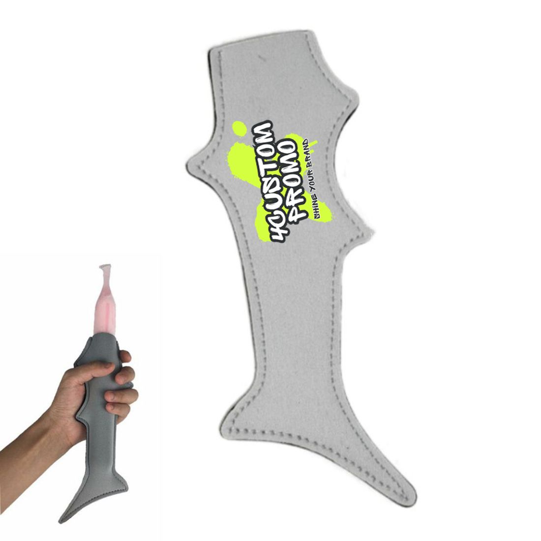 Custom Shark Shape Neoprene Popsicle Sleeve