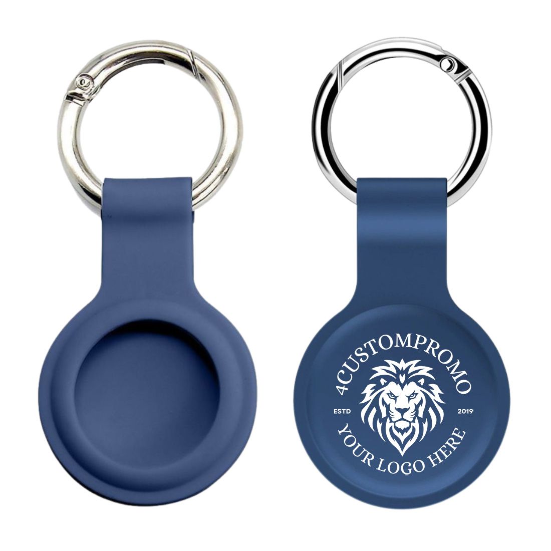 Custom Silicone AirTag Case with Keyring