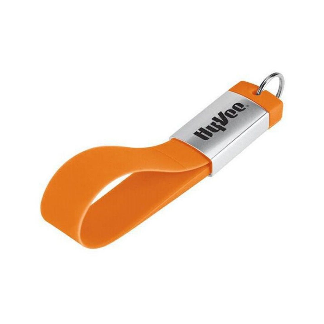 Custom Silicone Keychain Bracelet USB Flash Drive