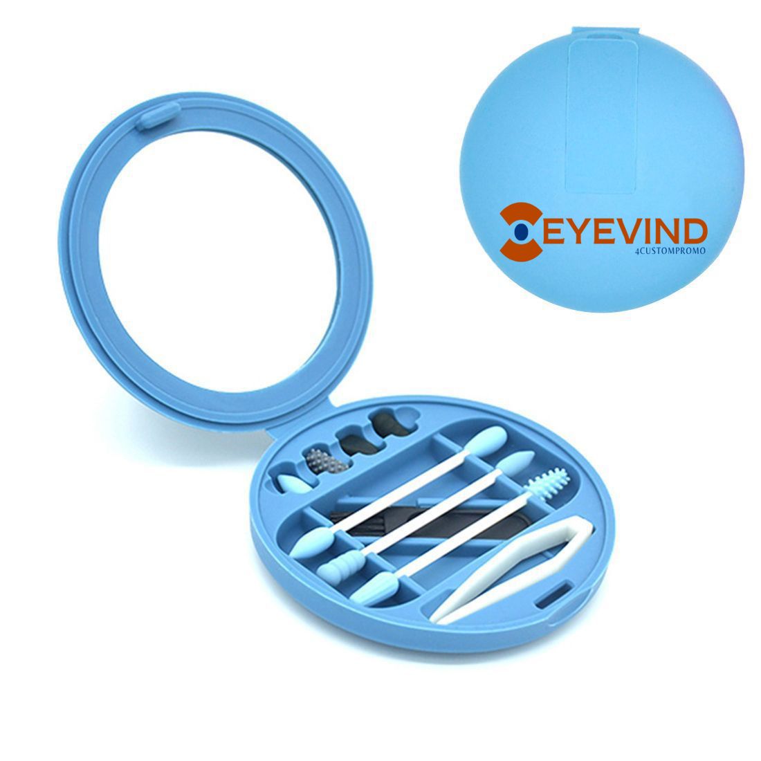Custom Silicone Q-Tip Swabs Set with Mirror