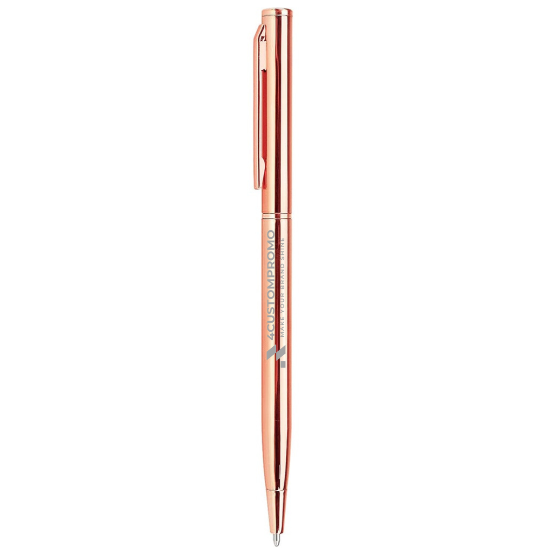 Custom Slim Metal Twist Ballpoint Pen