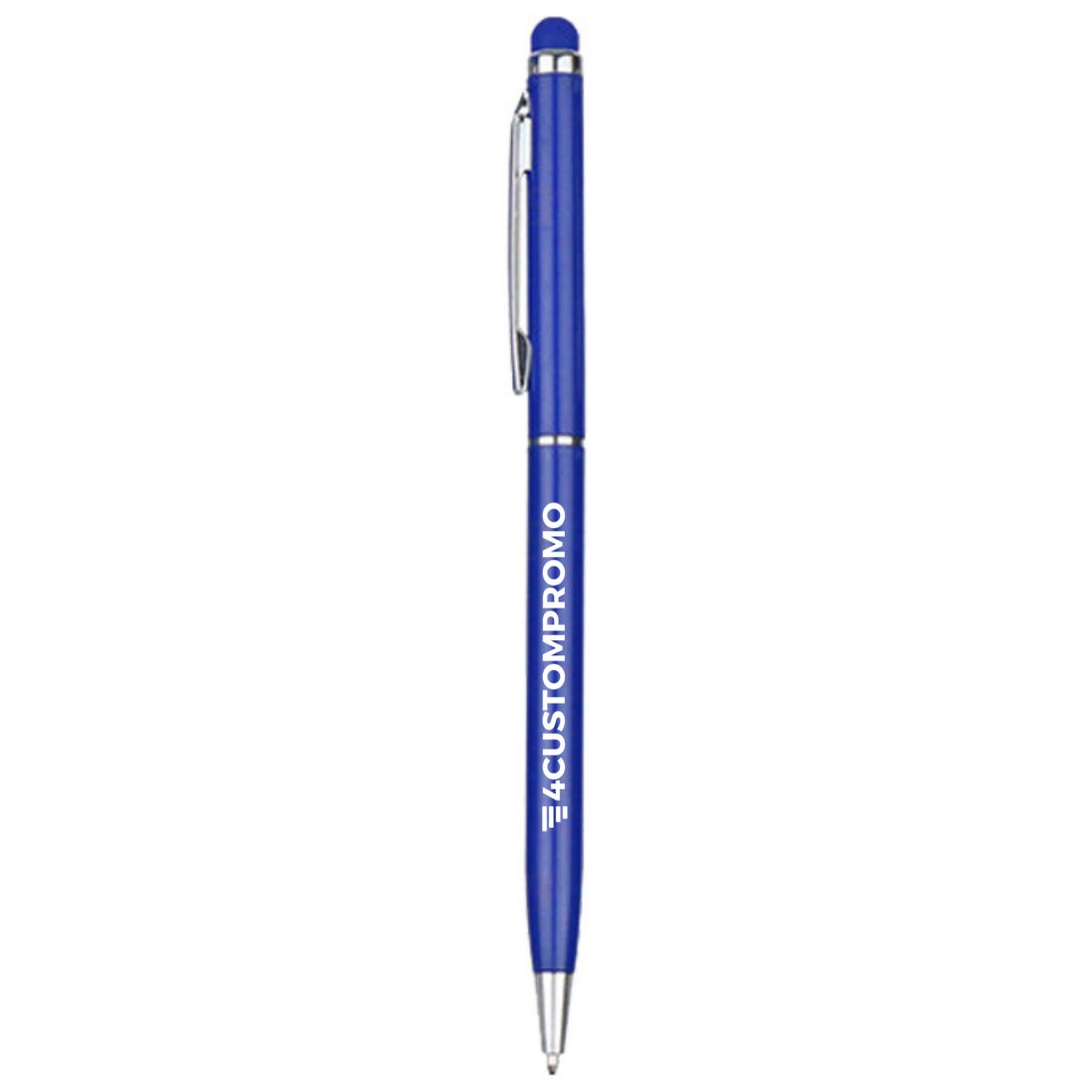 Custom Slim Metal Twist Pen with Stylus
