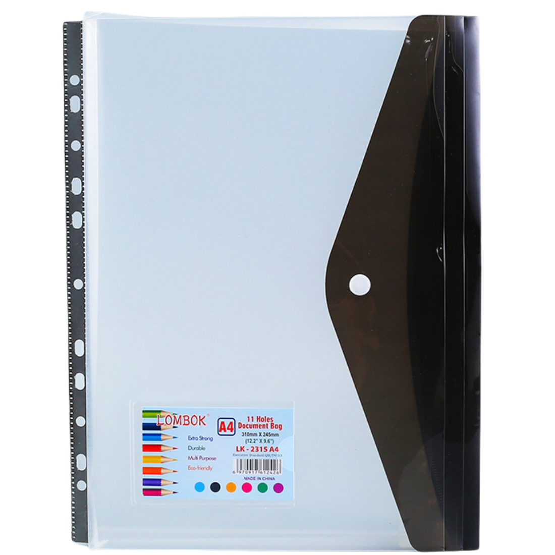 Custom Clear Punched File Envelope Folder
