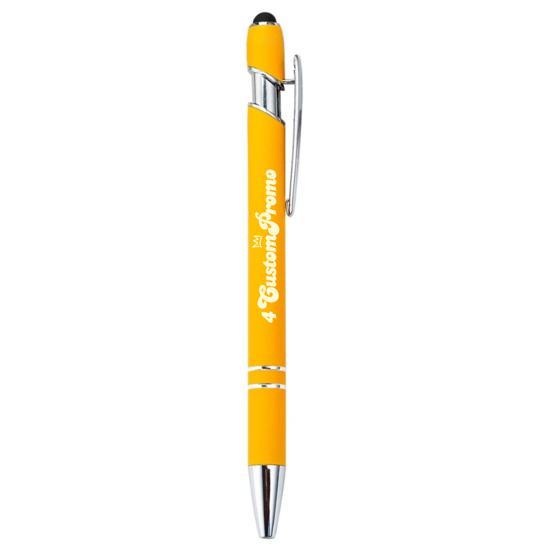 Custom Soft Touch Aluminum Push Stylus Pen