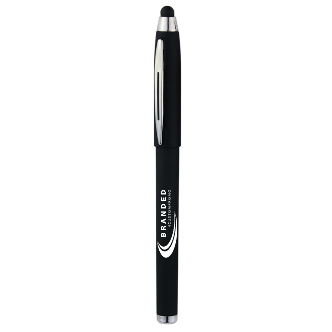 Custom Soft Touch Gel Pen with Stylus