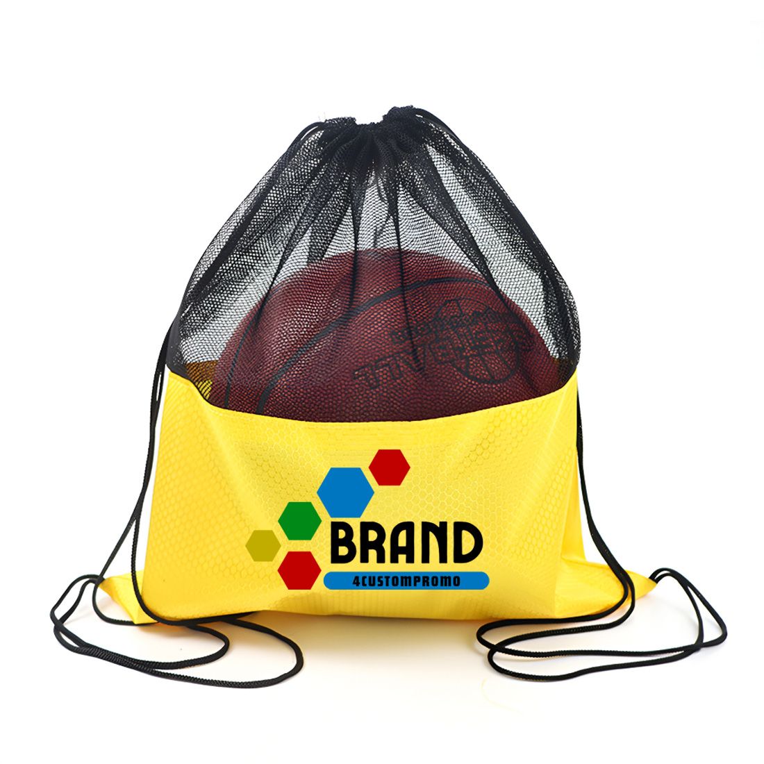 Custom Sports Mesh Drawstring Bag