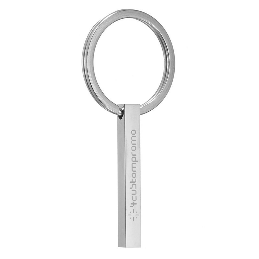 Custom Stainless Steel Bar Keychain