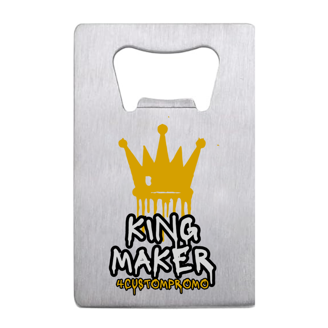 Custom Stainless Steel Credit Card Bottle Opener