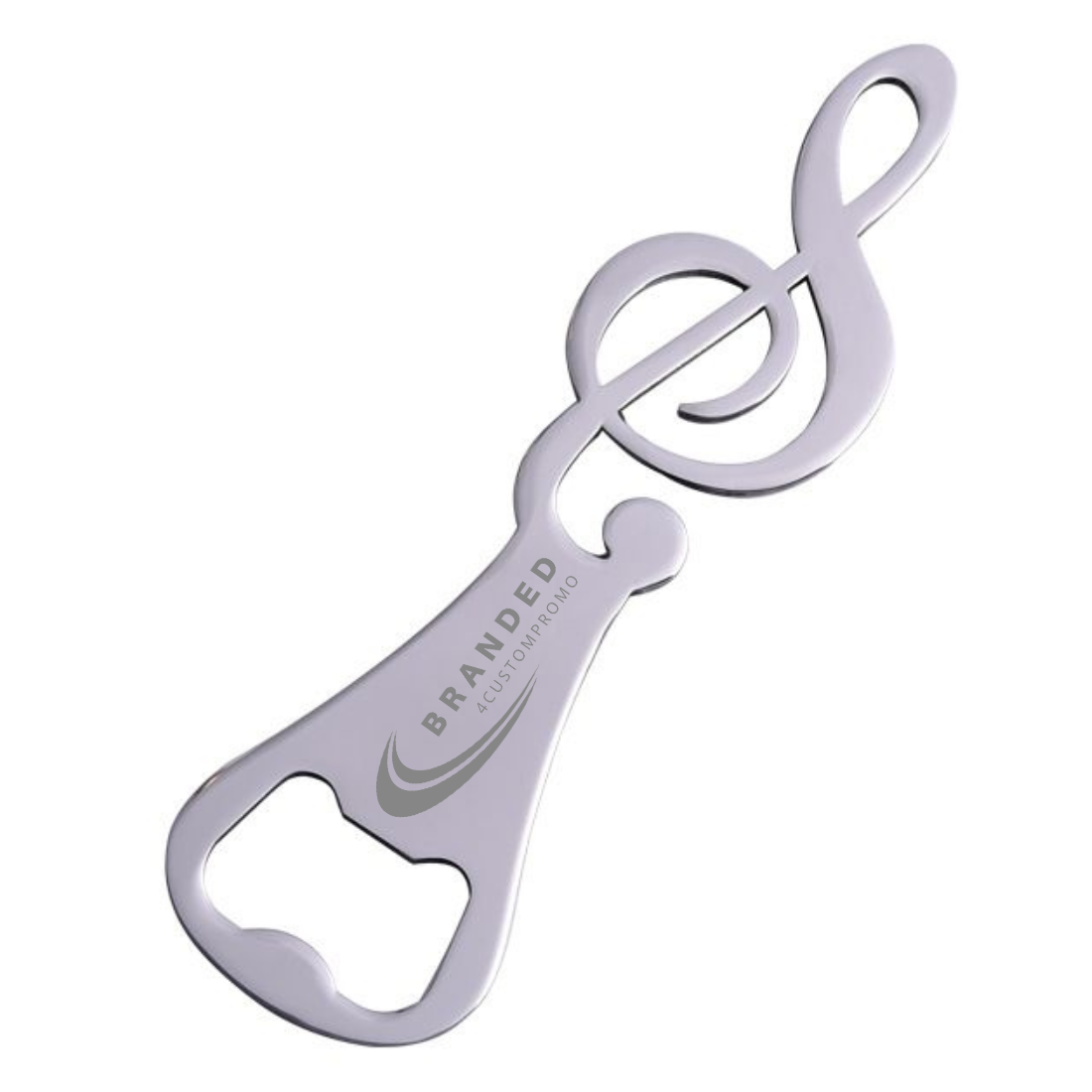 Custom Stainless Steel Musical Note Bottle Opener