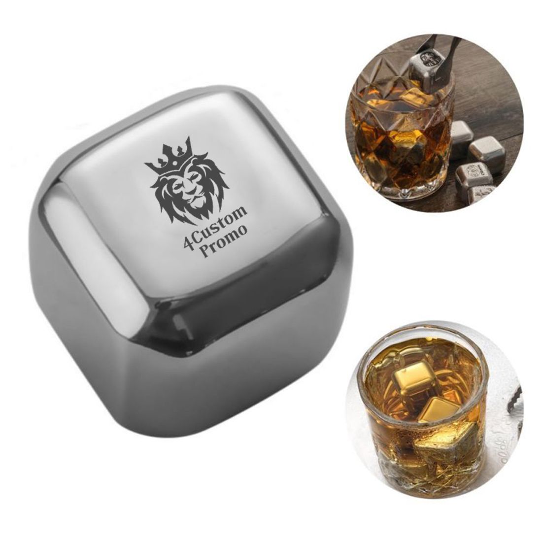 Custom Stainless Steel Reusable Ice Cube