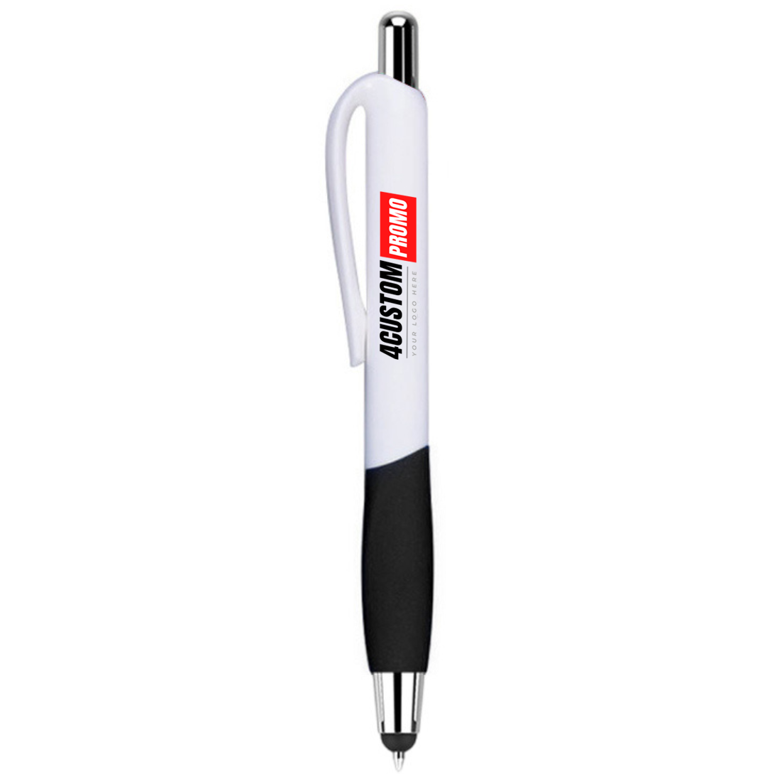 Custom Stylus Pen with Rubber Grip