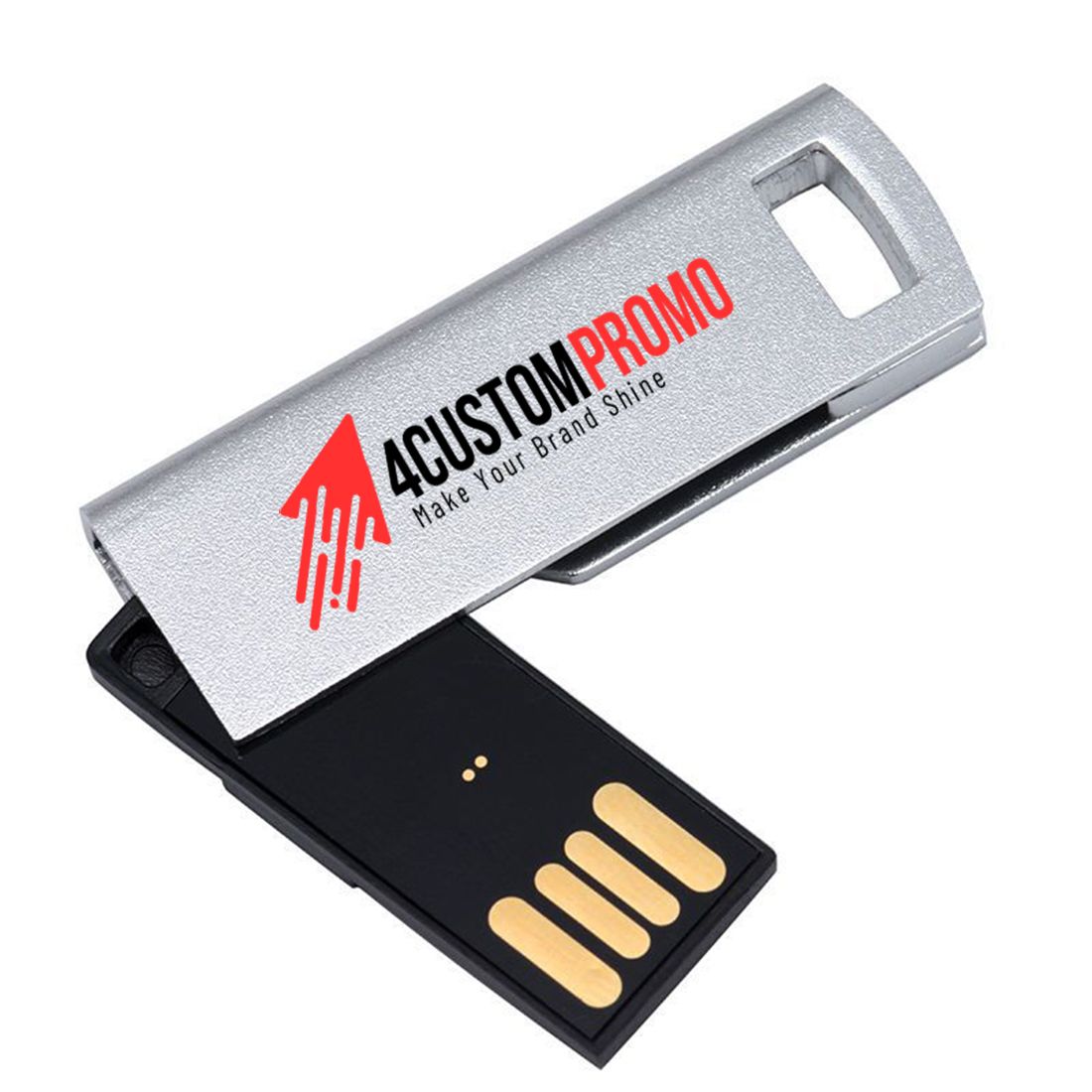 Custom Swivel Metal USB Flash Drive