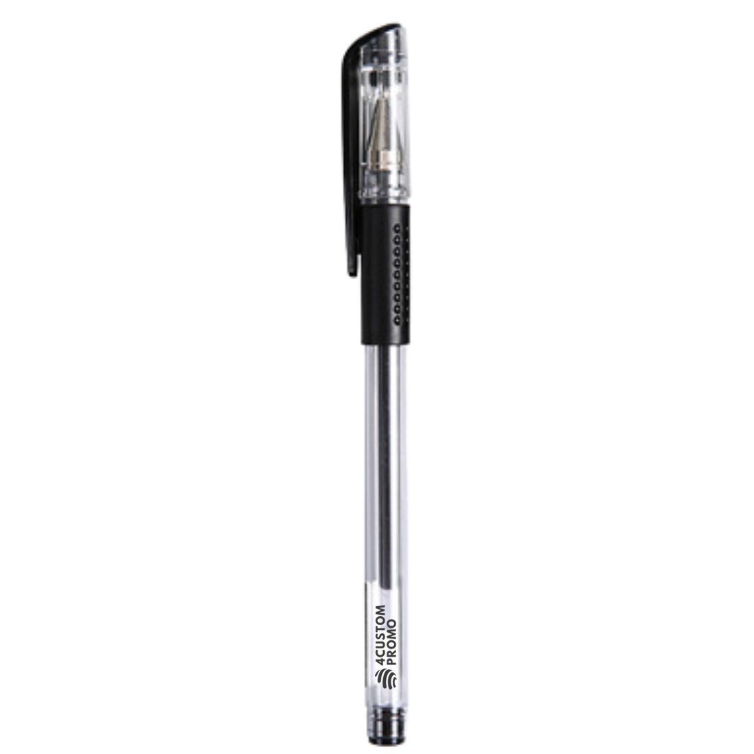 Custom Transparent Bullet Tip Gel Pen