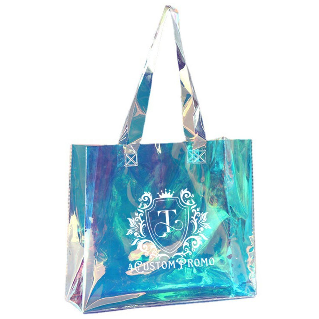 Custom Transparent Hologram Tote Bag - 11.8