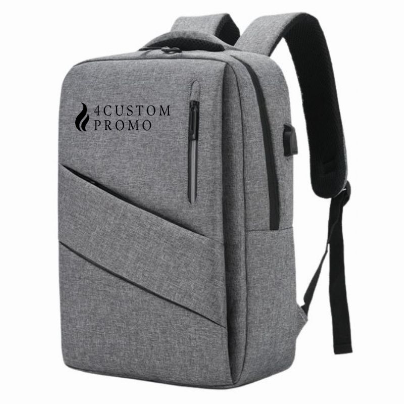 Custom Travel Laptop Backpack with USB Port