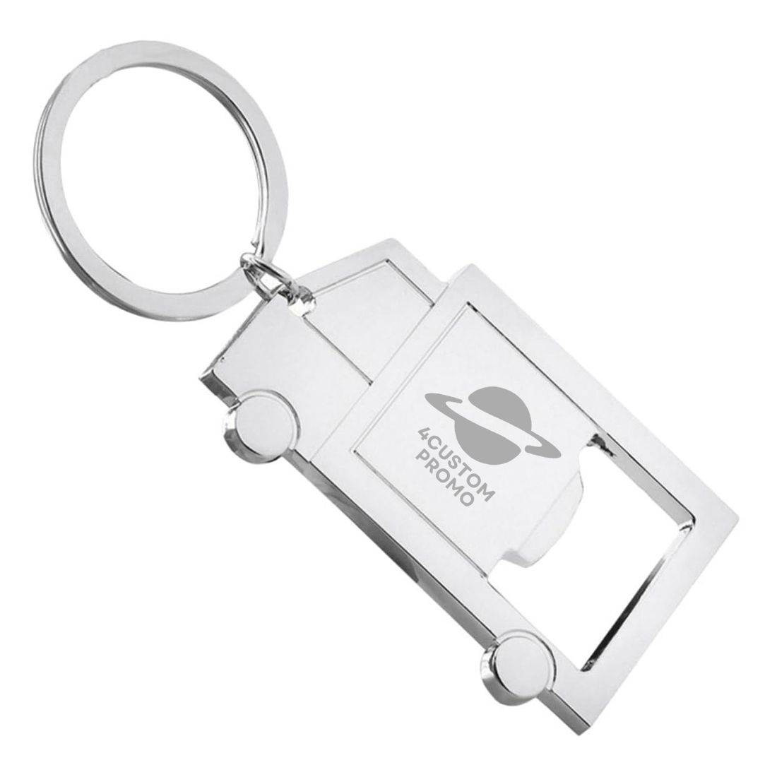 Custom Truck Shaped Bottle Opener Keychain