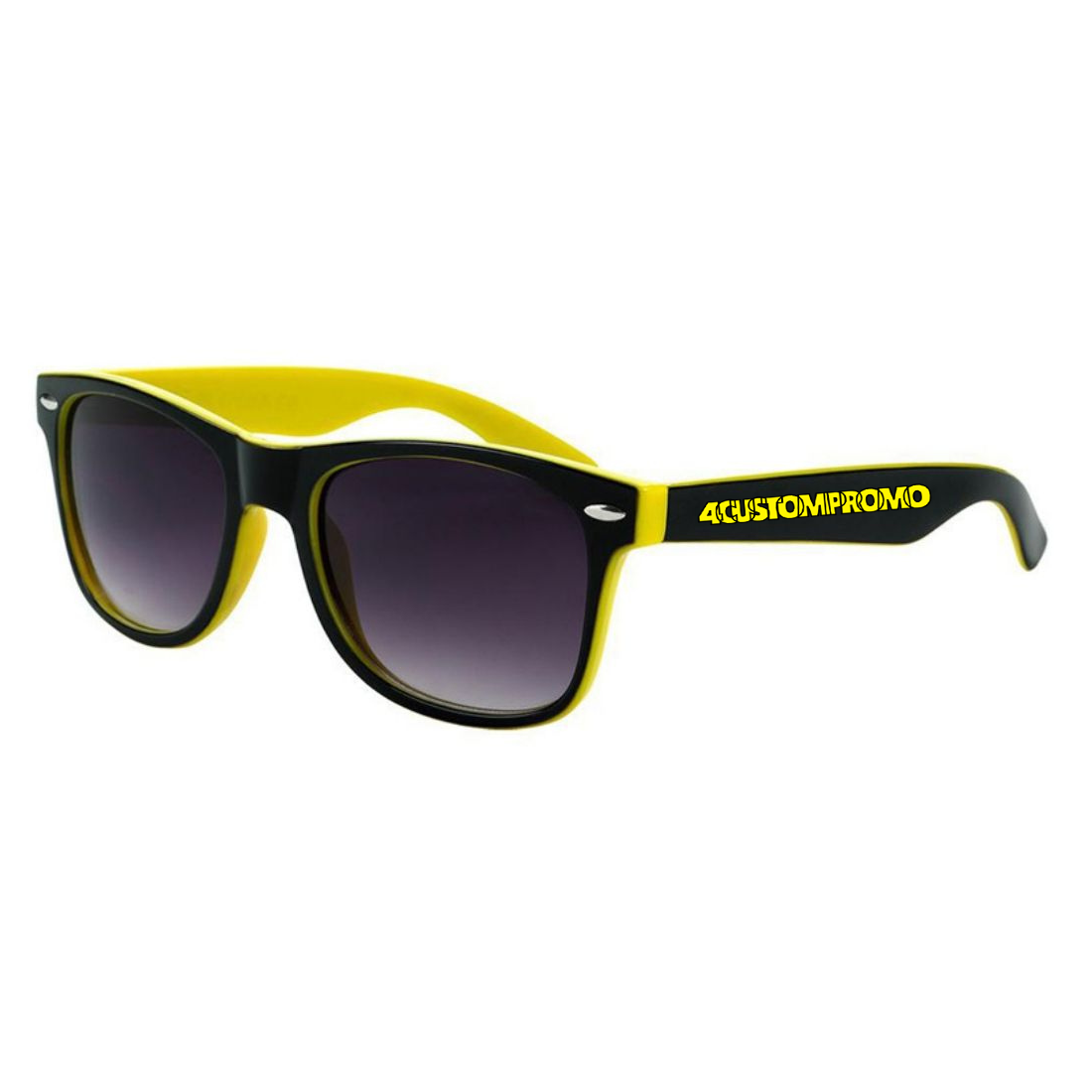 Custom Two-Tone Retro Style Sunglasses